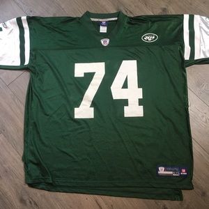 New York Jets Mangold 74 Reebok Jersey NFL 4XL